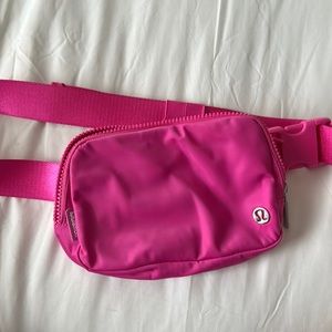 Lululemon Sonic Pink belt bag